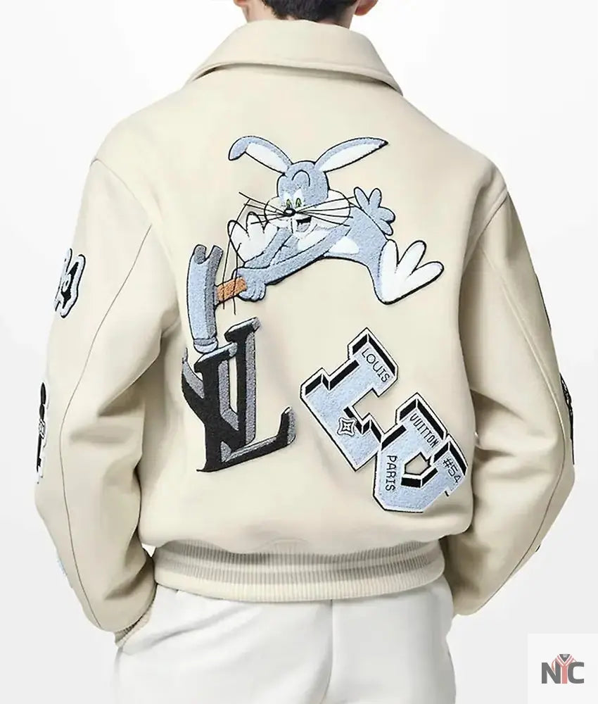 Louis Vuitton Bunny Varsity Jacket NYC Jackets