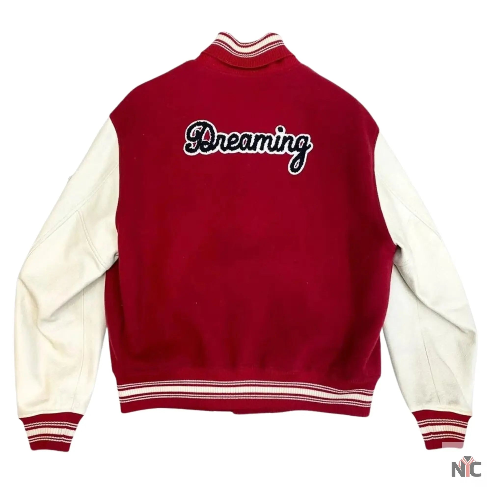 Louis Vuitton Dreaming Red Varsity Jacket NYC Jackets