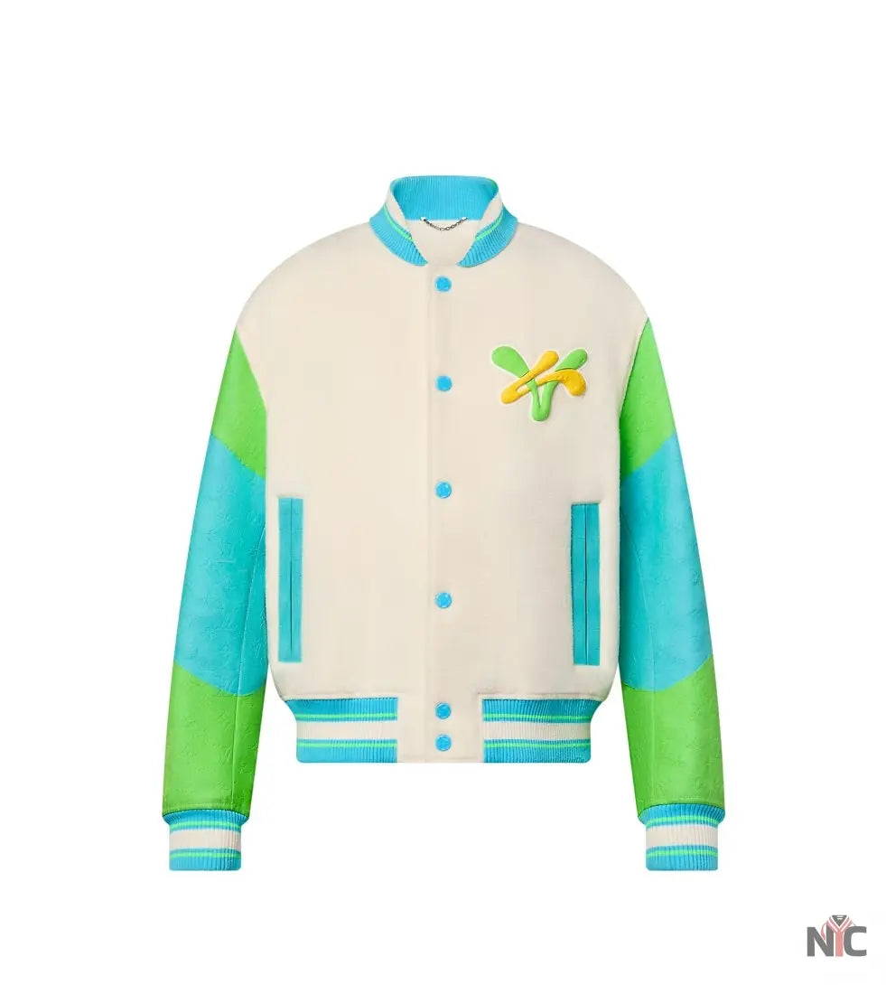 Louis Vuitton Rainbow Playground Varsity Blouson Jacket NYC Jackets