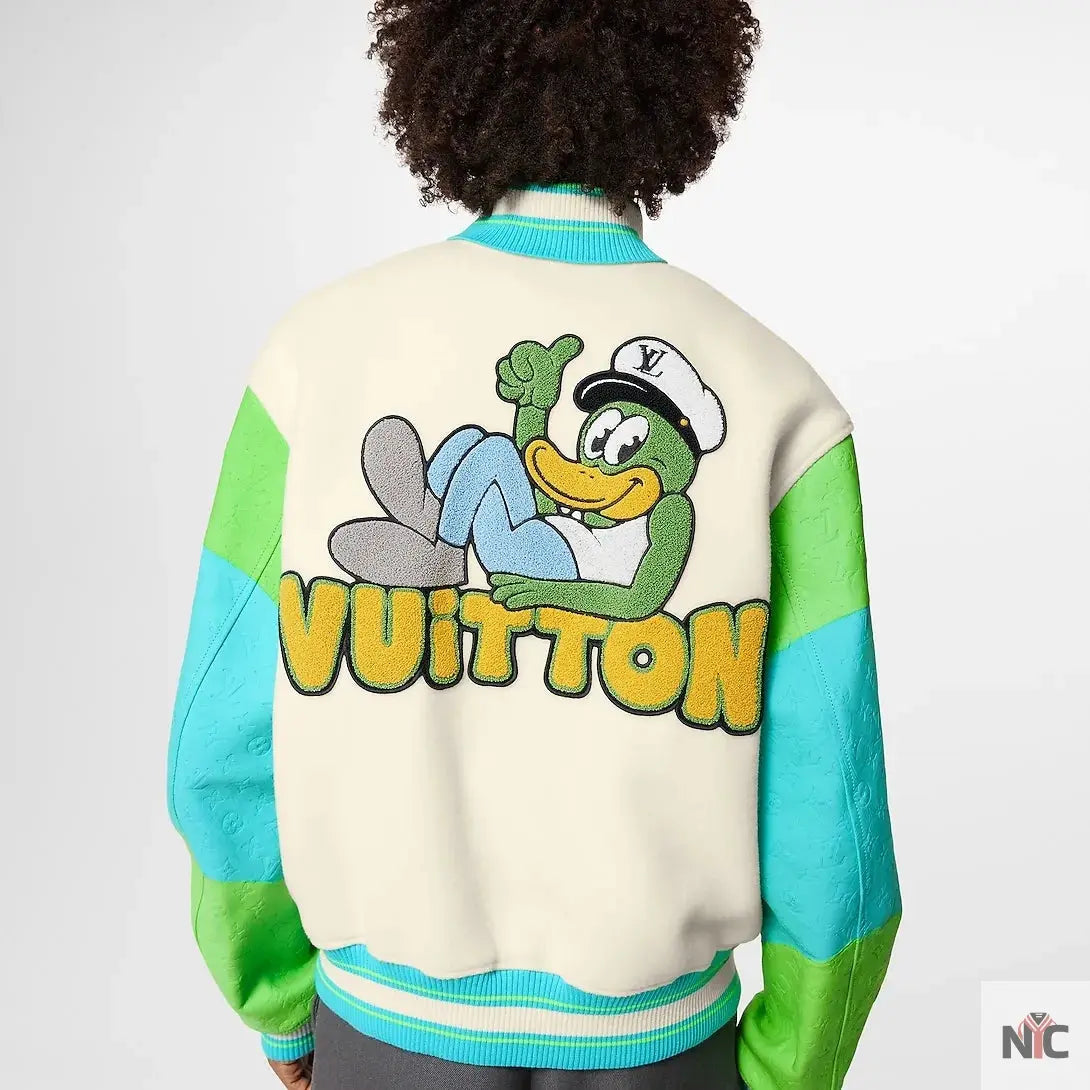 Louis Vuitton Rainbow Playground Varsity Blouson Jacket NYC Jackets