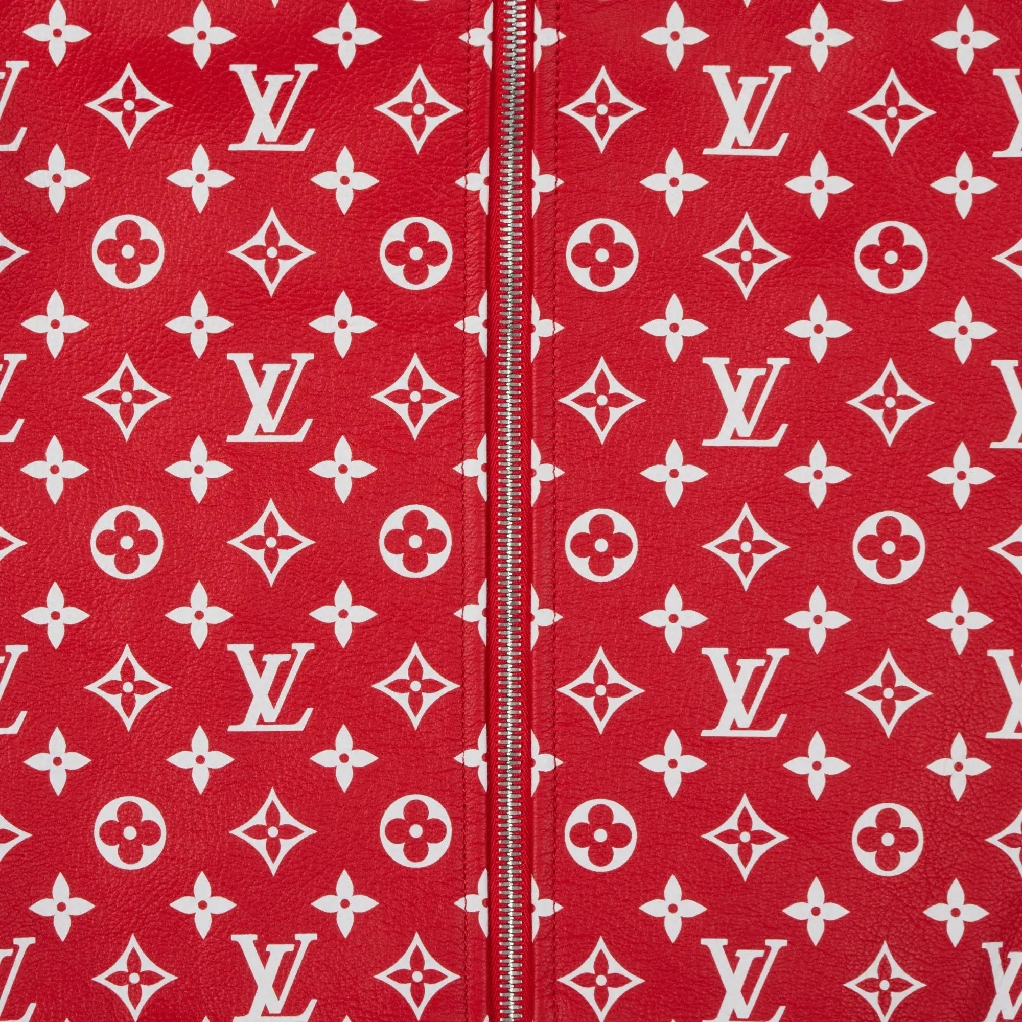 Louis Vuitton Supreme LV Baseball Varsity Jacket NYC Jackets