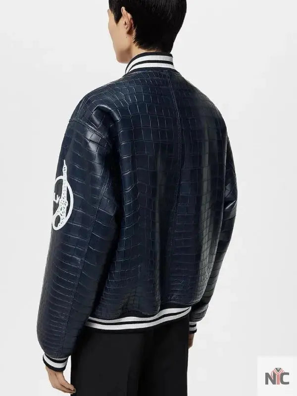 Louis Vuitton Vers 2024 Blue Varsity Jacket NYC Jackets