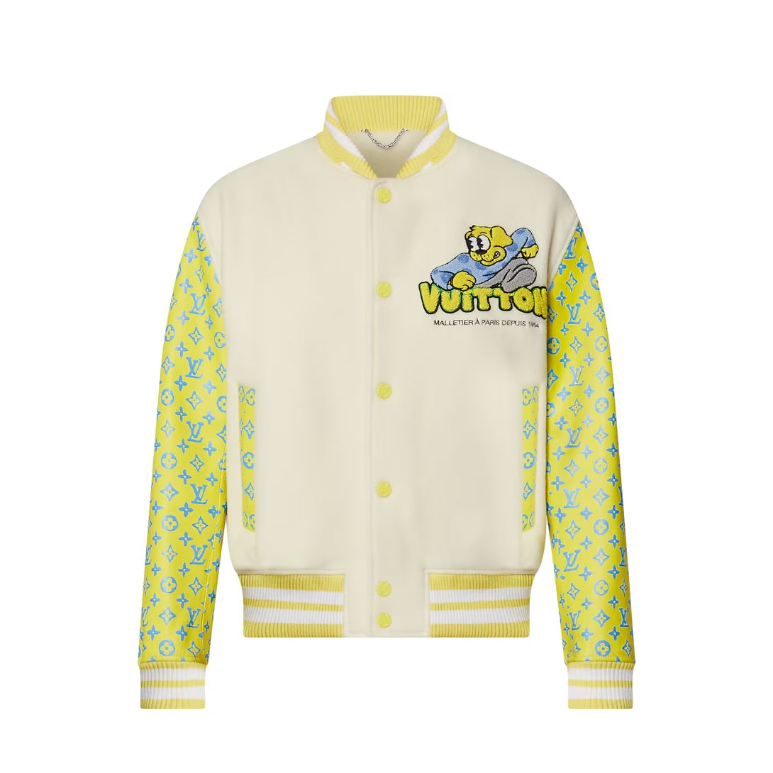 Louis Vuitton Monogram Playground Varsity Blouson Jacket