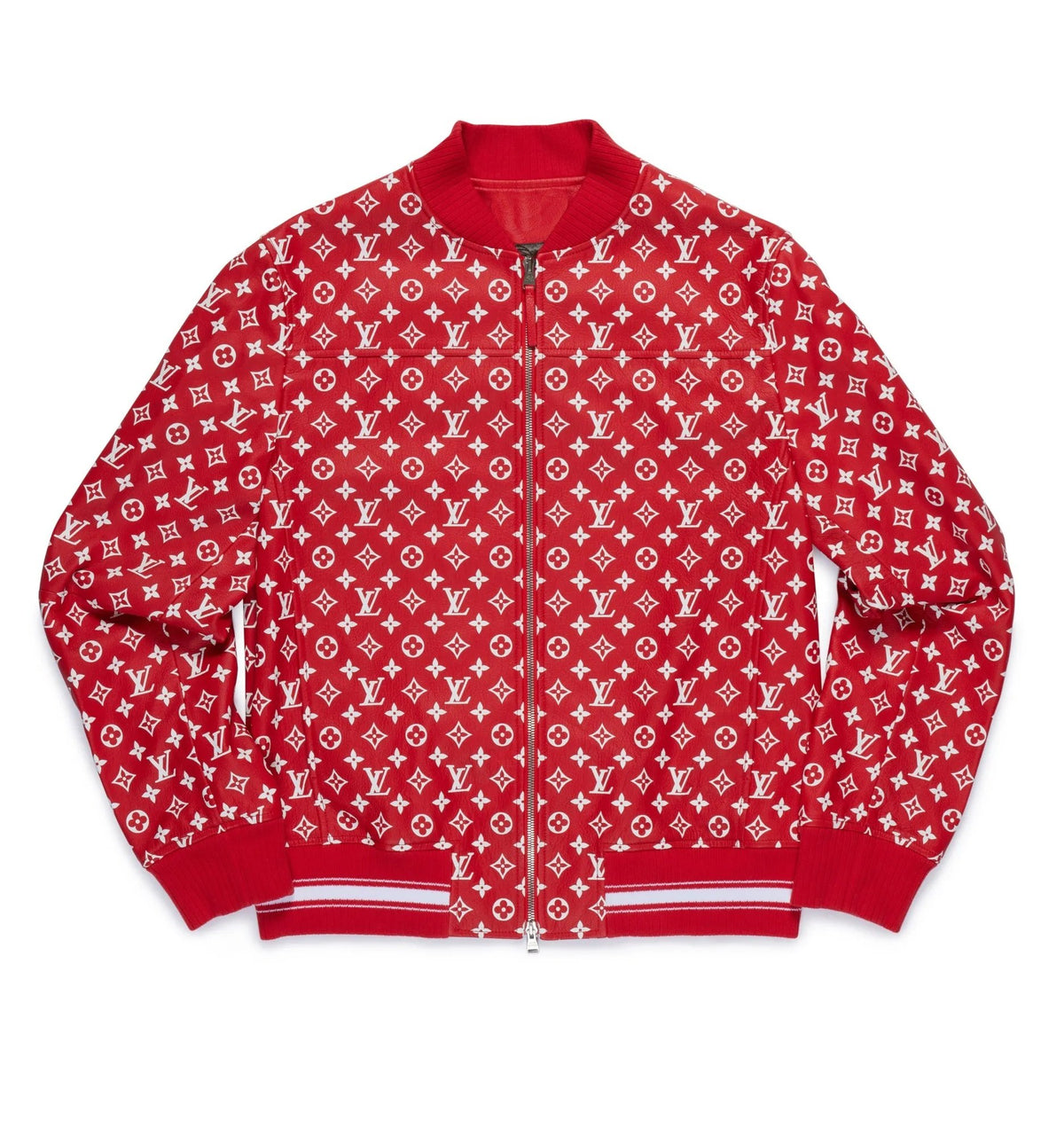 Louis Vuitton Supreme LV Baseball Varsity Jacket
