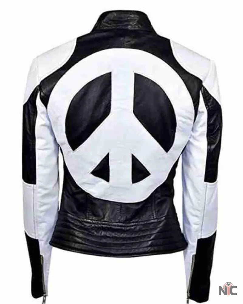 Love Heart Kylie Minogue Leather Jacket NYC Jackets