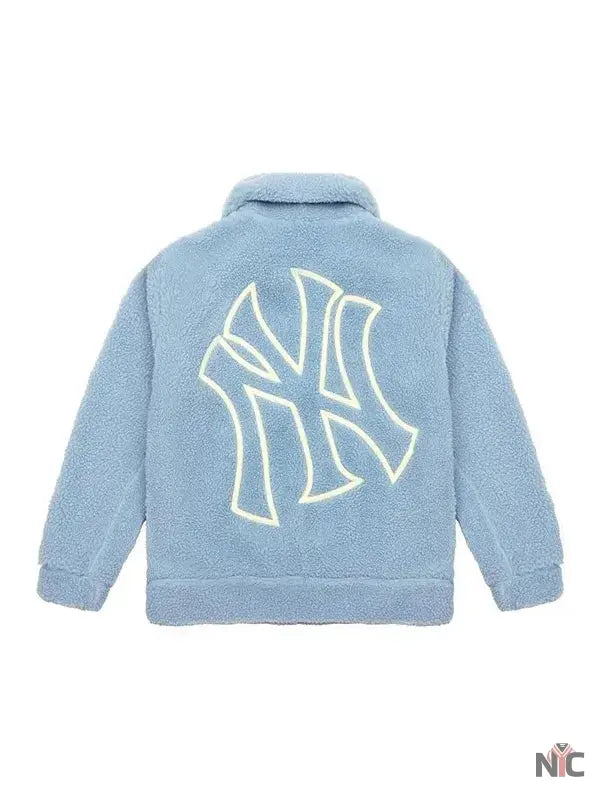MLB 2025 New York Yankees Unisex Sherpa Jacket NYC Jackets