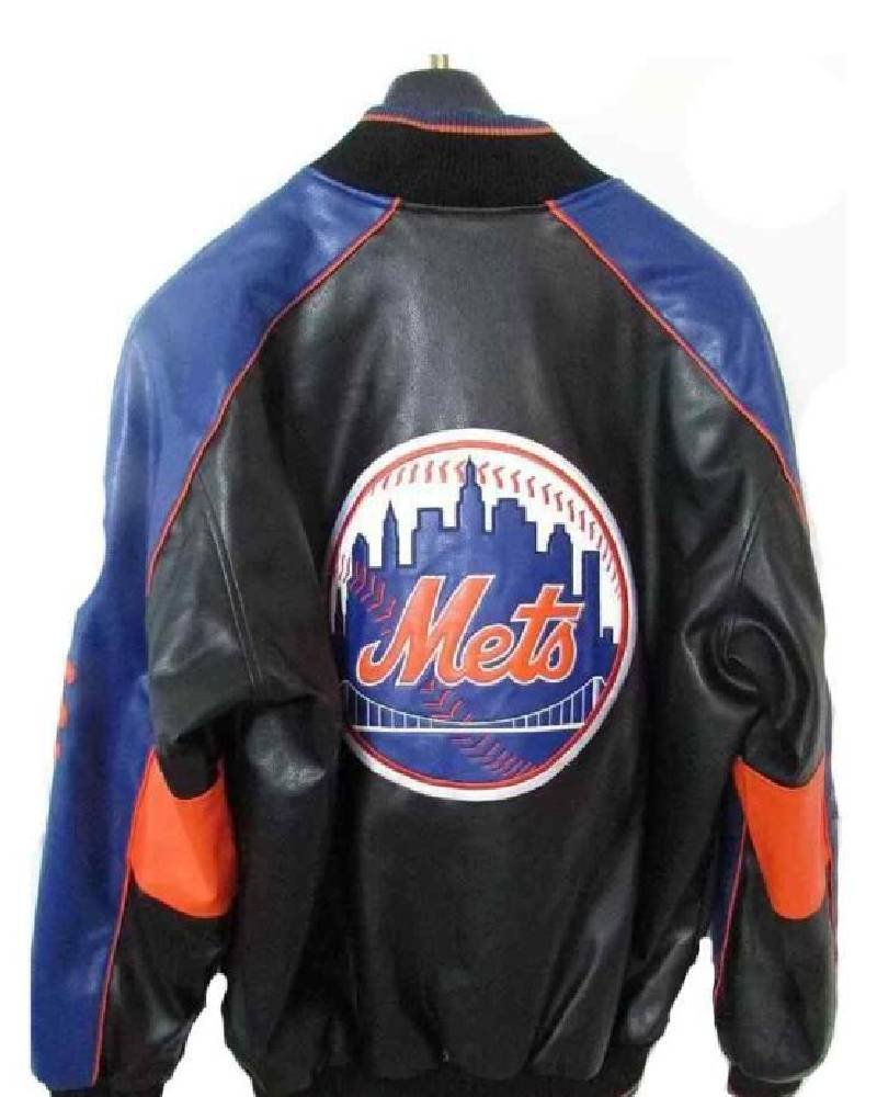MLB Jeff Hamilton New York Mets Leather Jacket NYC Jackets