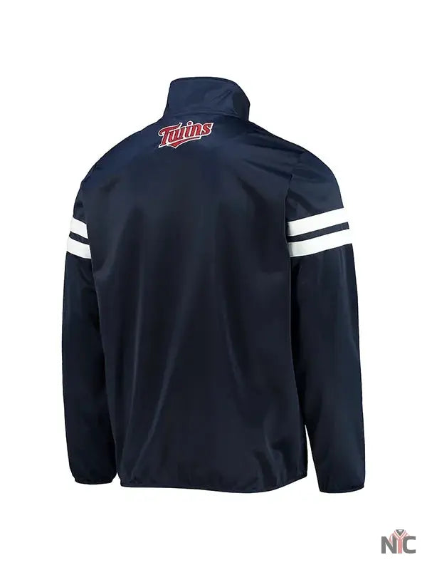 MLB Minnesota Twins Blue Track Jacket NYC Jackets