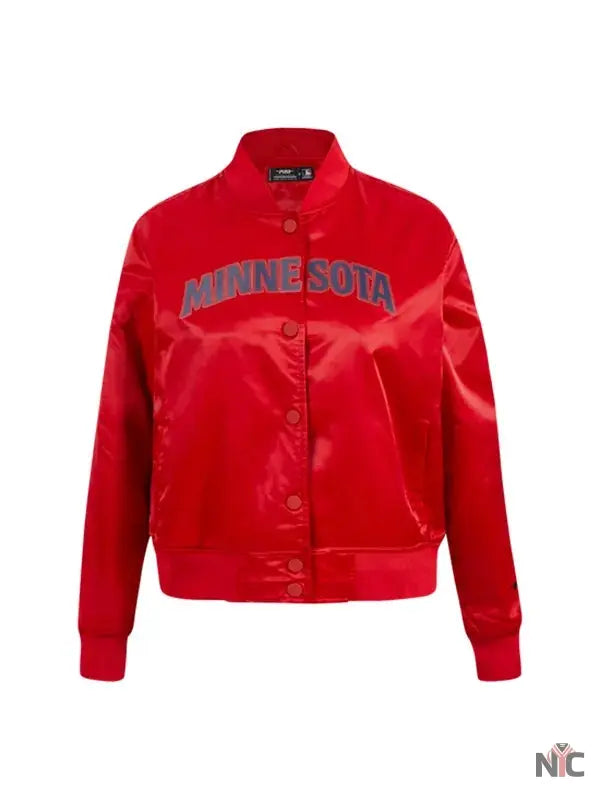 MLB Minnesota Twins Satin Varsity Jacket NYC Jackets