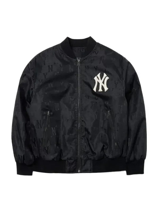 MLB New York Yankees Unisex Black Bomber Jacket