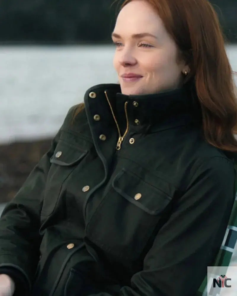 Maggie Sullivan Sullivan’s Crossing S02 Black Cotton Jacket NYC Jackets