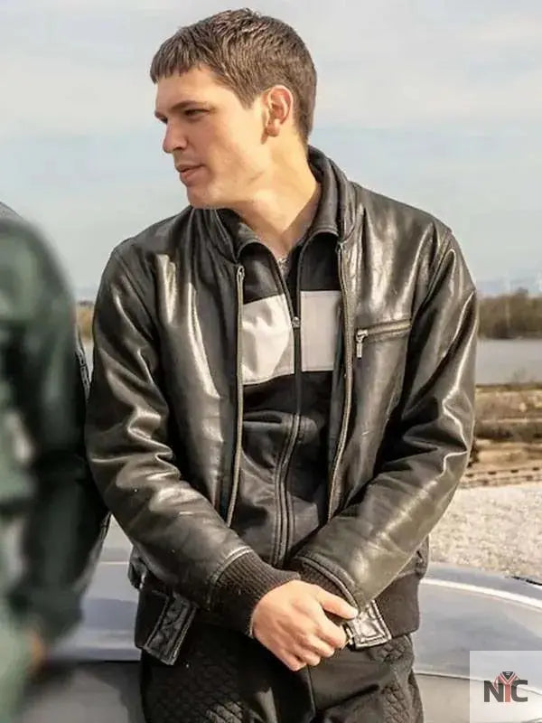 Malditos S01 Pablo Cobo Leather Jacket NYC Jackets