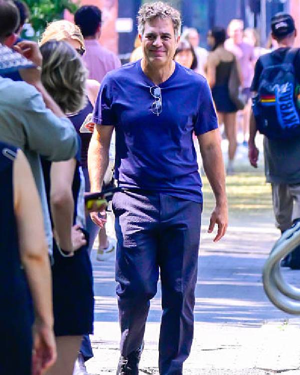 Mark Ruffalo NYC Blue T-Shirt NYC Jackets