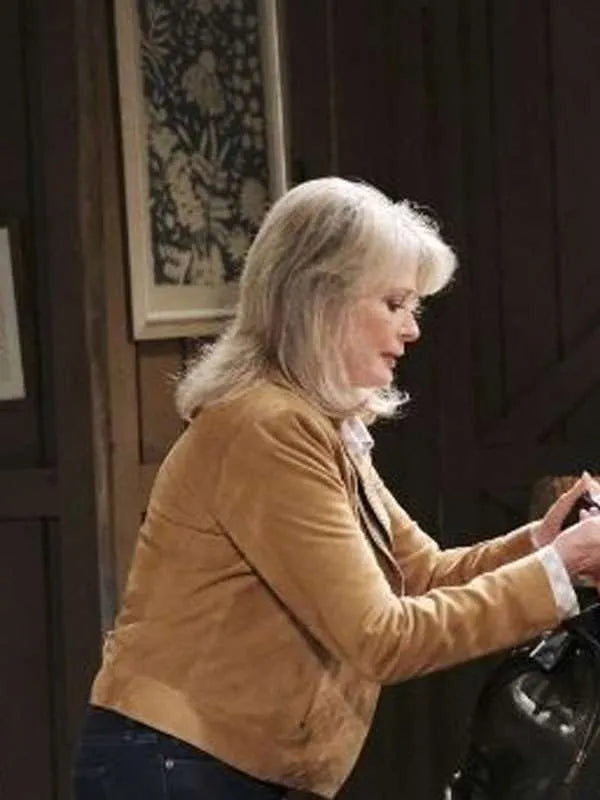Marlena Evans Days of Our Lives Suede Leather Jacket NYC Jackets