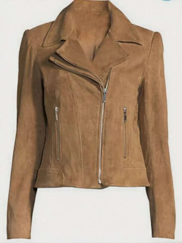 Marlena Evans Days of Our Lives Suede Leather Jacket NYC Jackets