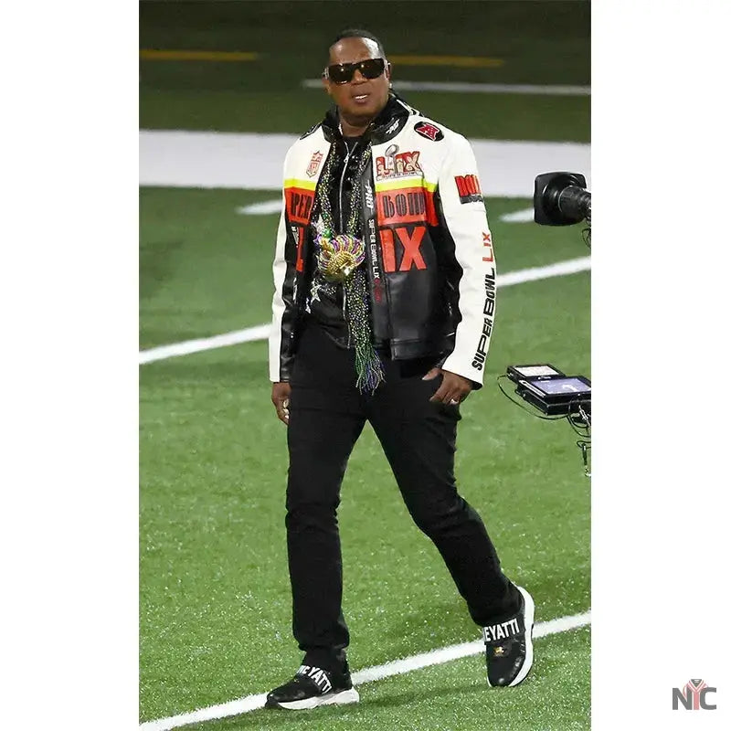 Master P Super Bowl 2025 Leather Jacket NYC Jackets