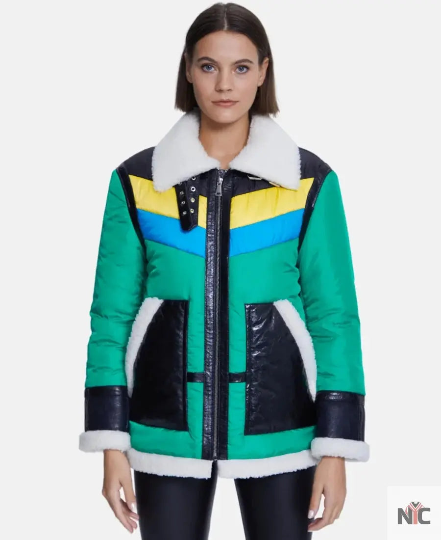 Men’s Aviator Shearling Jacket NYC Jackets