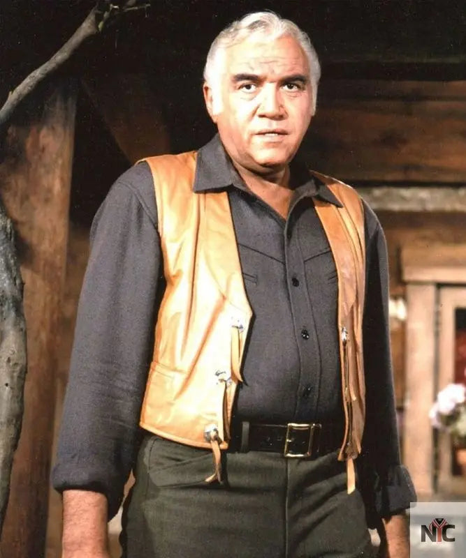 Men’s Bonanza Leather Vest NYC Jackets