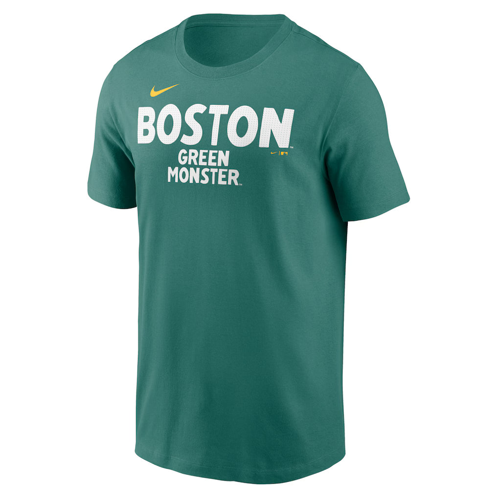 Men’s Boston Red Sox Nike Green 2025 T-Shirt NYC Jackets
