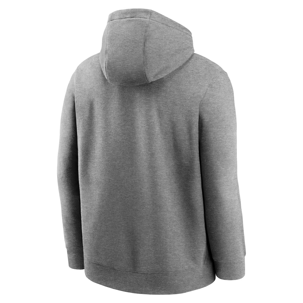 Men’s Boston Red Sox Nike Heather Charcoal 2025 Pullover Hoodie NYC Jackets