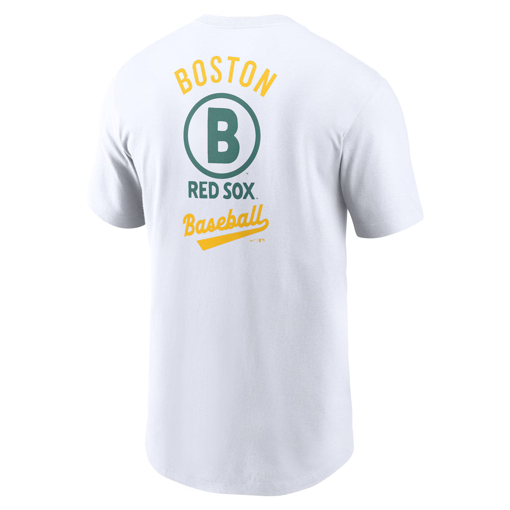Men’s Boston Red Sox Nike White 2025 T-Shirt NYC Jackets