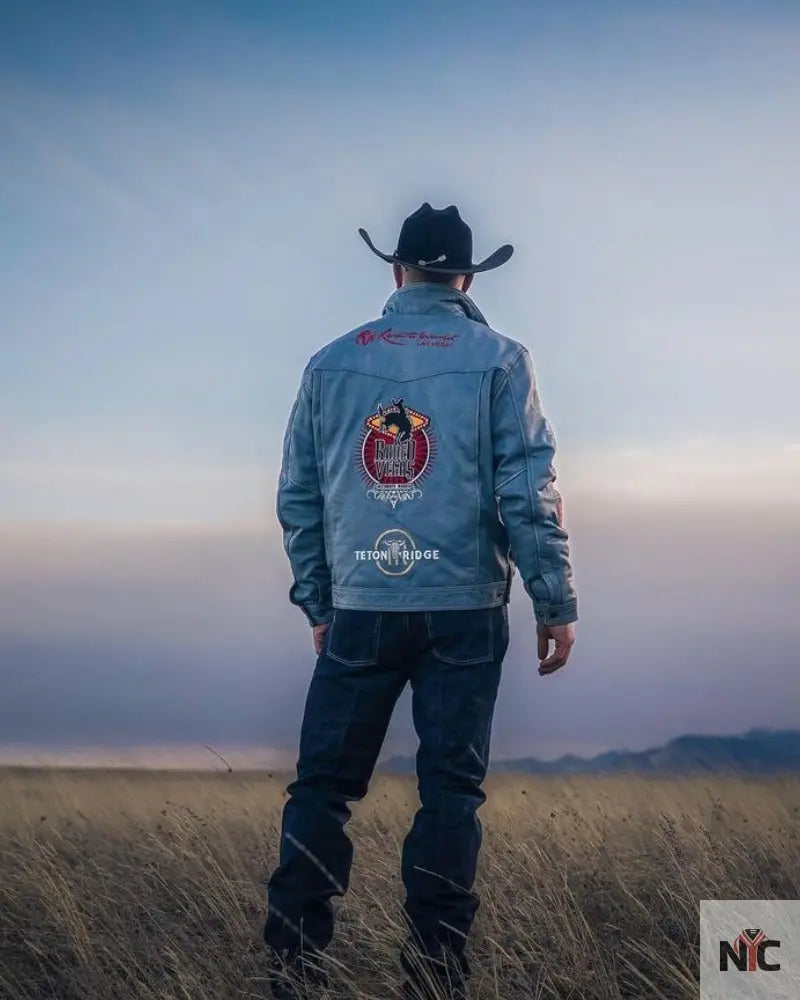 Men's Rodeo Vegas Leather Jacket NYC Jackets