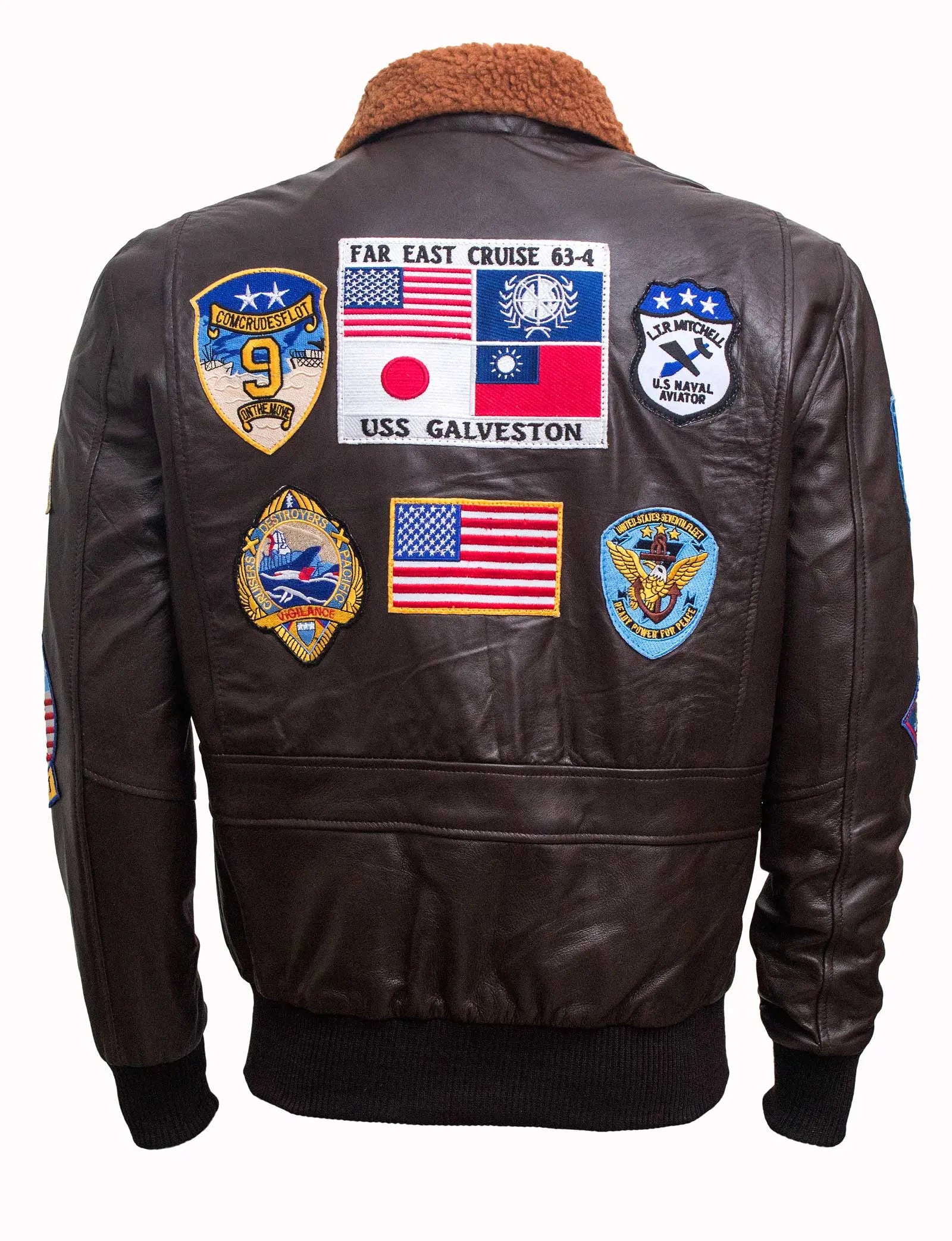 Men’s Top Gun Tom Cruise Leather Jacket NYC Jackets