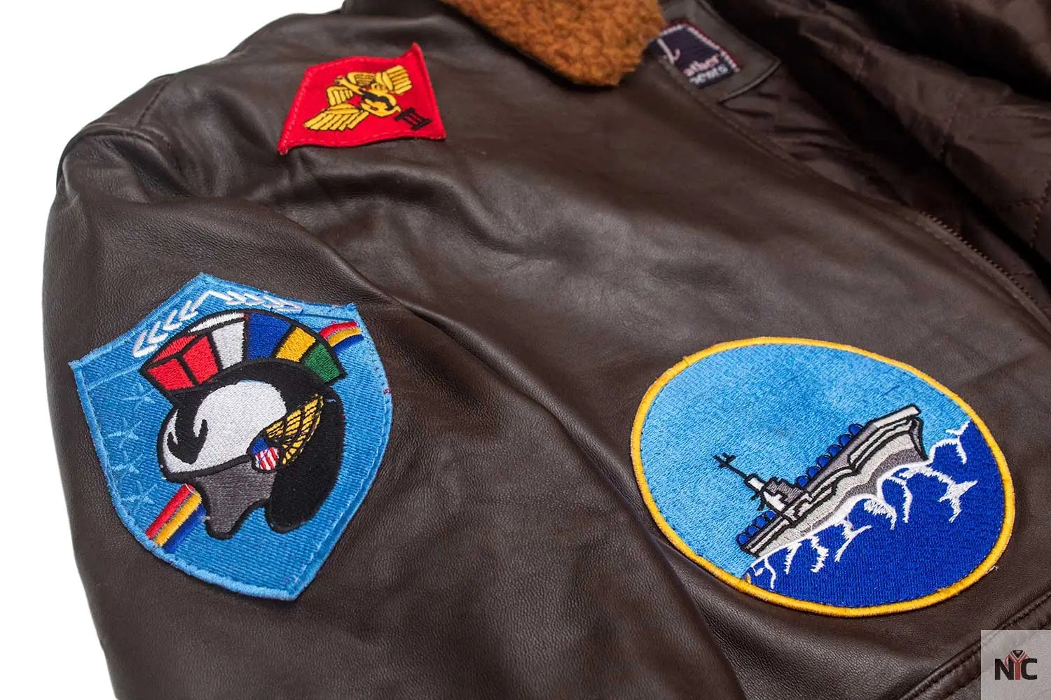 Men’s Top Gun Tom Cruise Leather Jacket NYC Jackets
