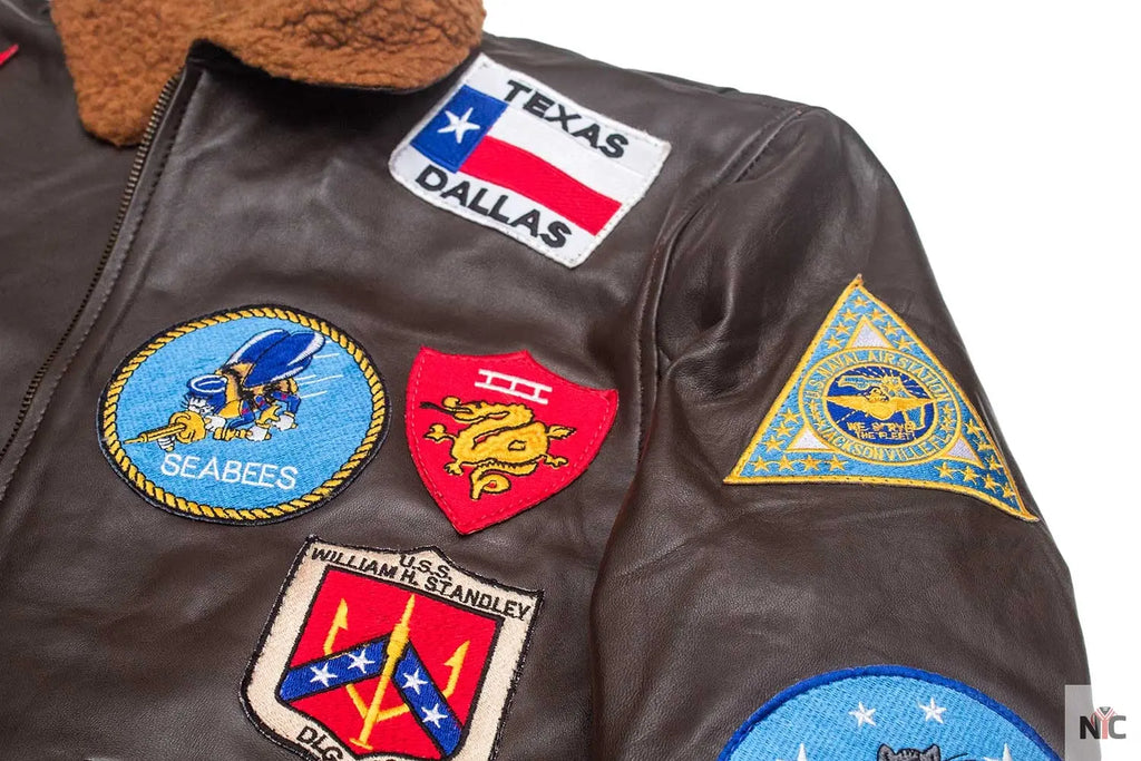 Men’s Top Gun Tom Cruise Leather Jacket NYC Jackets