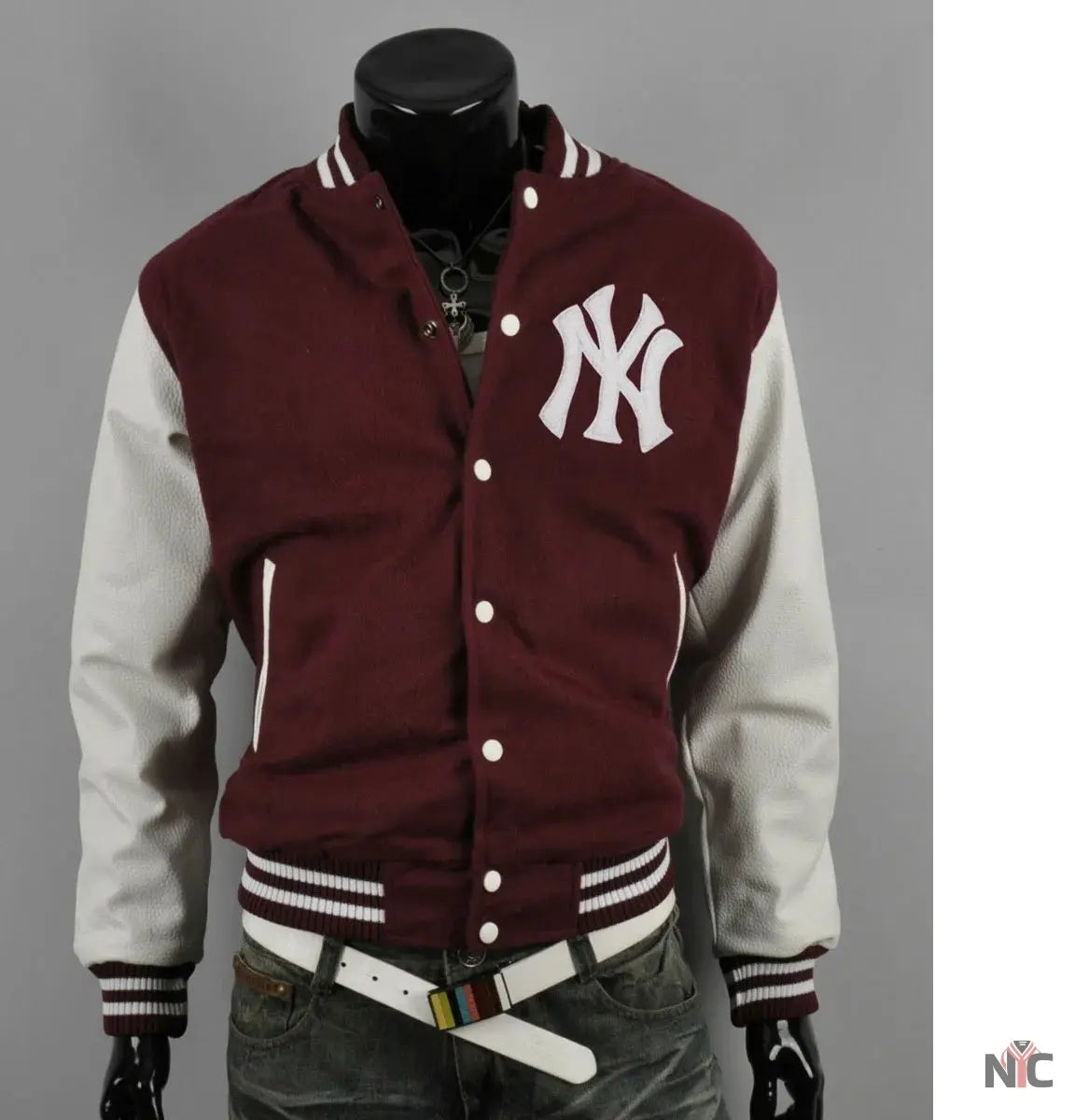 Men’s Varsity Yankee NY Letterman Jacket NYC Jackets