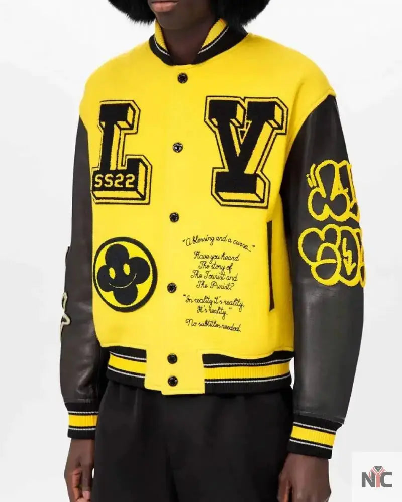 Mens Louis Vuitton Varsity Jacket NYC Jackets