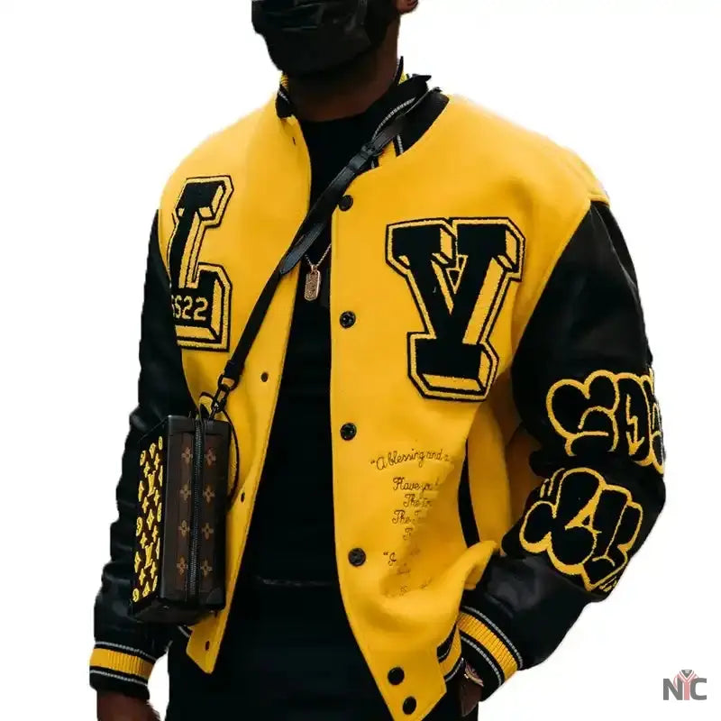 Mens Louis Vuitton Varsity Jacket NYC Jackets