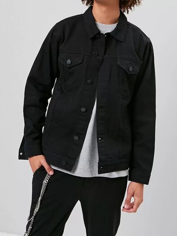 Mens World Tour Denim Jacket NYC Jackets