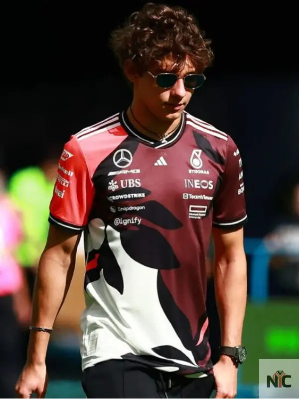 Mercedes-AMG F1 2025 Miami GP Dark Red Jersey NYC Jackets