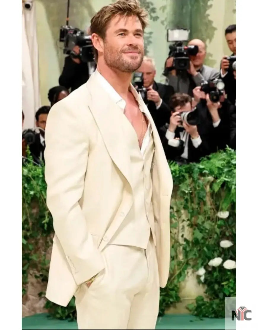 Met Gala 2024 Chris Hemsworth Suit NYC Jackets