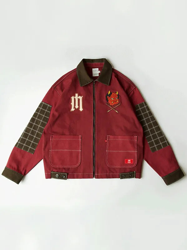 Mexican League Diablos Rojos del México Red Denim Jacket NYC Jackets