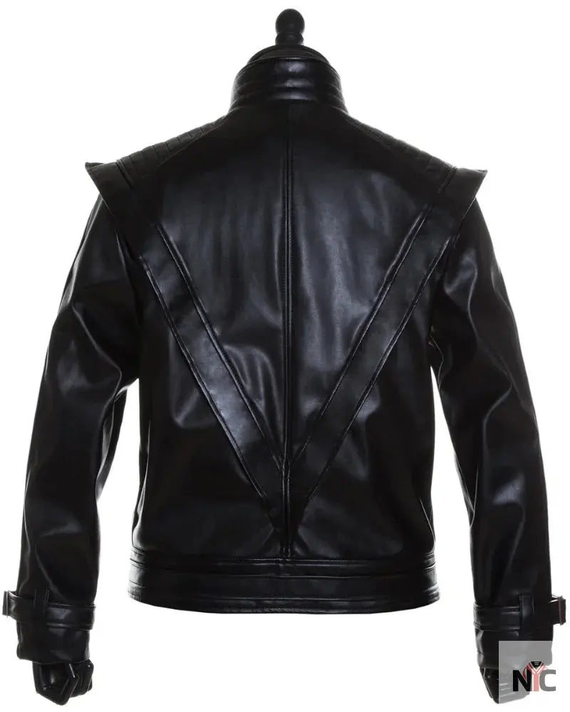 Michael Jackson Black Leather Thriller Jacket NYC Jackets