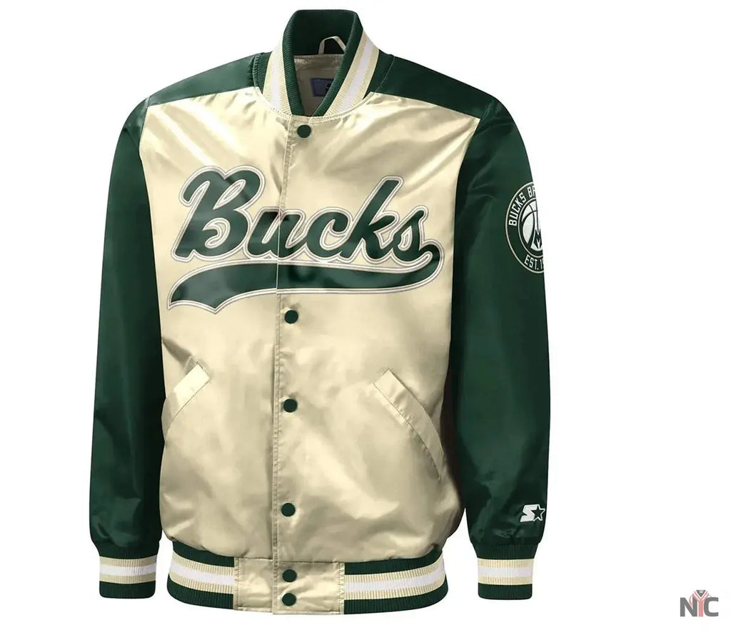 Milwaukee Bucks The Tradition II Satin Jacket NYC Jackets