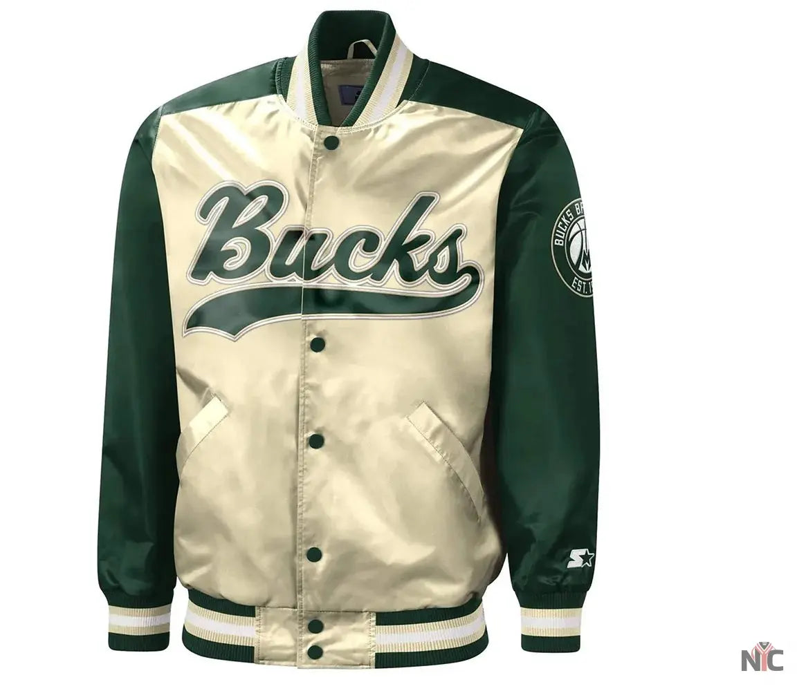 Milwaukee Bucks The Tradition II Satin Jacket NYC Jackets