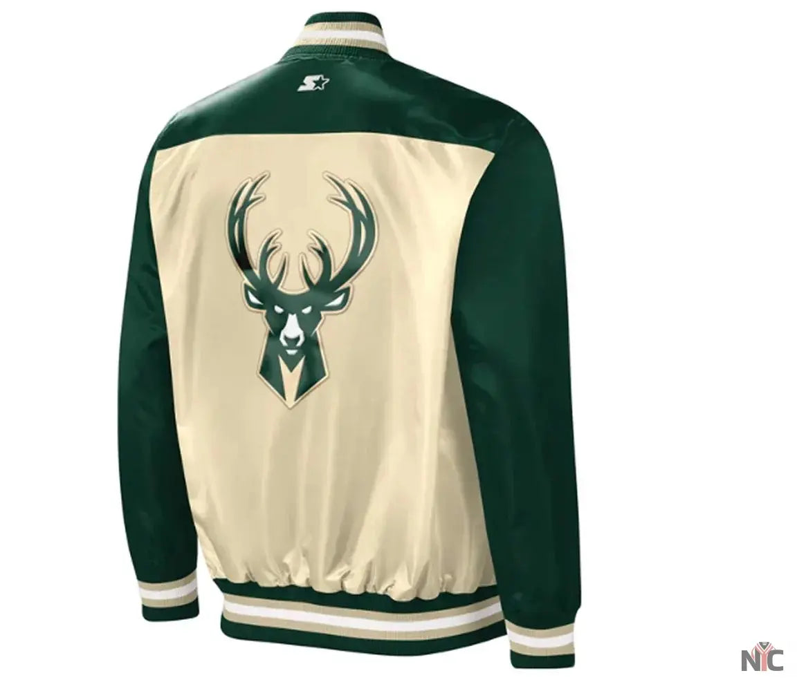 Milwaukee Bucks The Tradition II Satin Jacket NYC Jackets