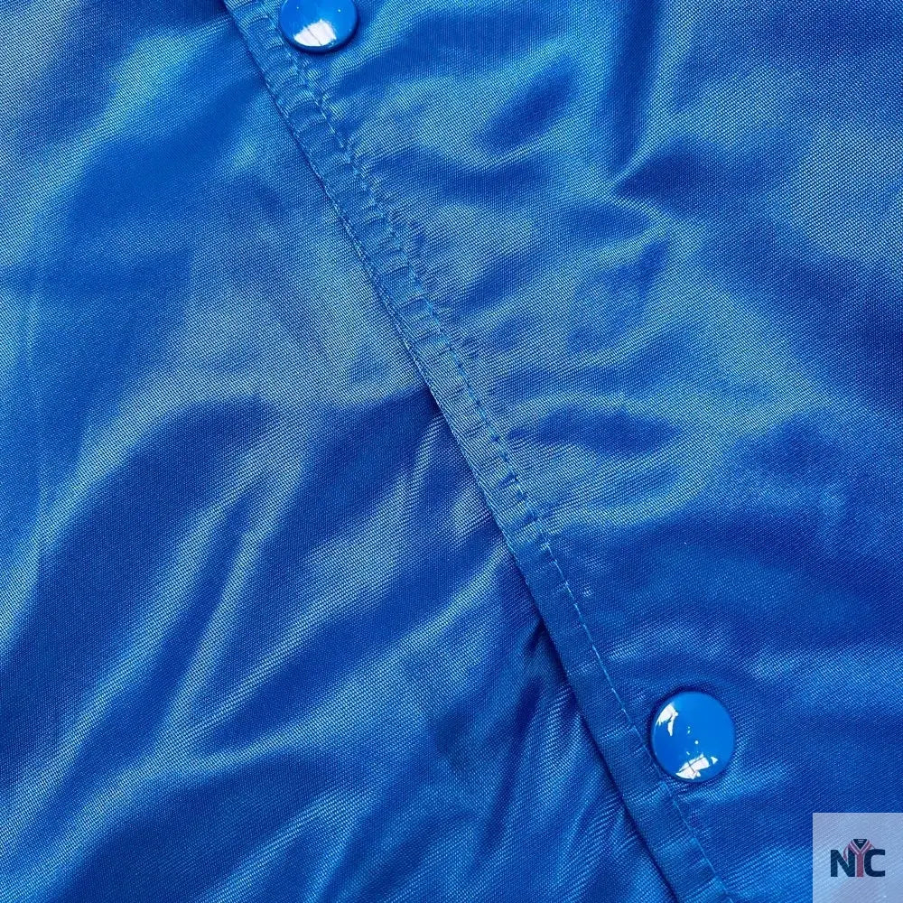 Minnesota Timberwolves 90’s Blue Satin Jacket NYC Jackets