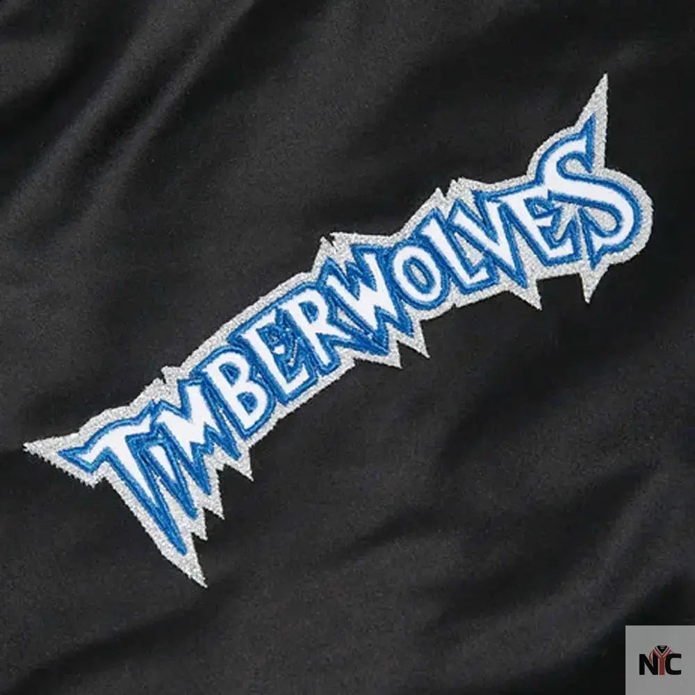 Minnesota Timberwolves Heavyweight Satin Jacket NYC Jackets