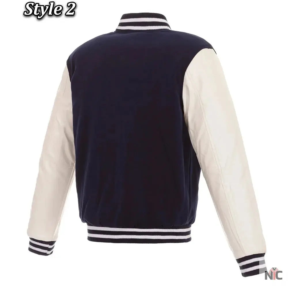 Minnesota Timberwolves Varsity Wool & Leather Jacket NYC Jackets
