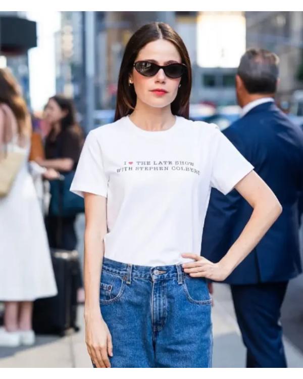 Molly Gordon I Love The Late Show with Stephen Colbert T-Shirt NYC Jackets