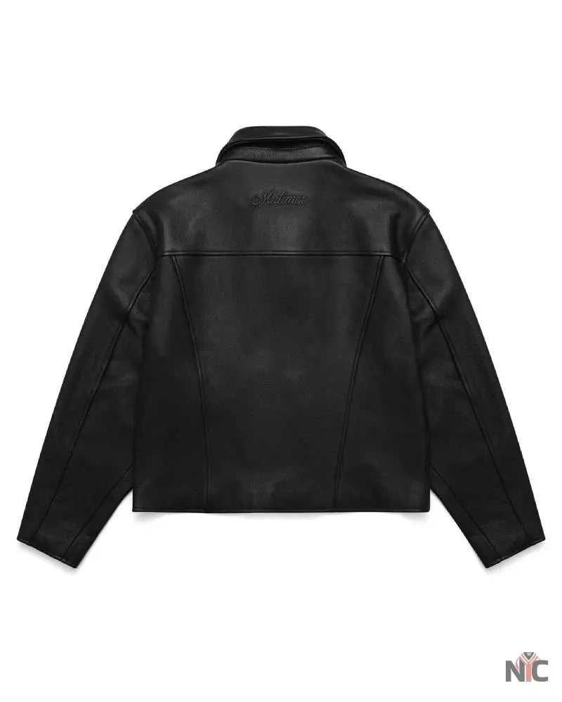 Mutimer Black Leather Jacket NYC Jackets
