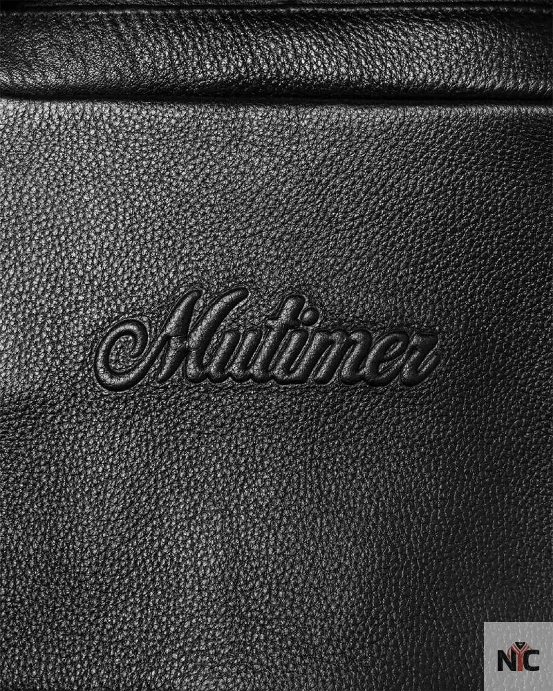 Mutimer Black Leather Jacket NYC Jackets