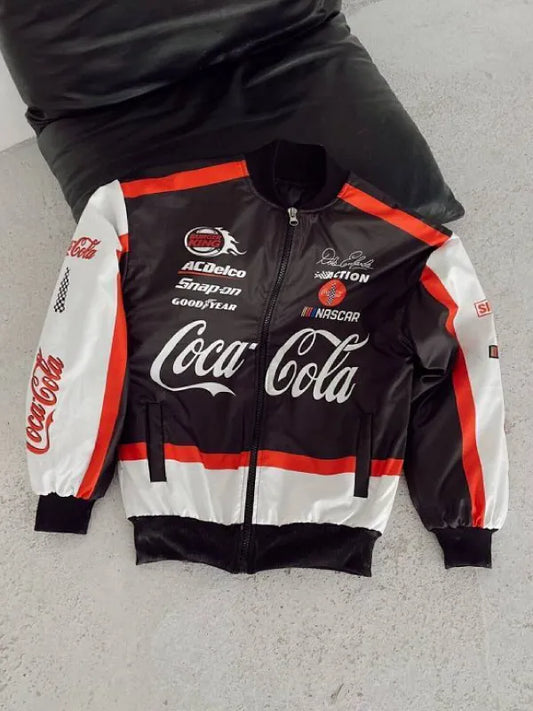 NASCAR Coca Cola 600 Black Bomber Jacket