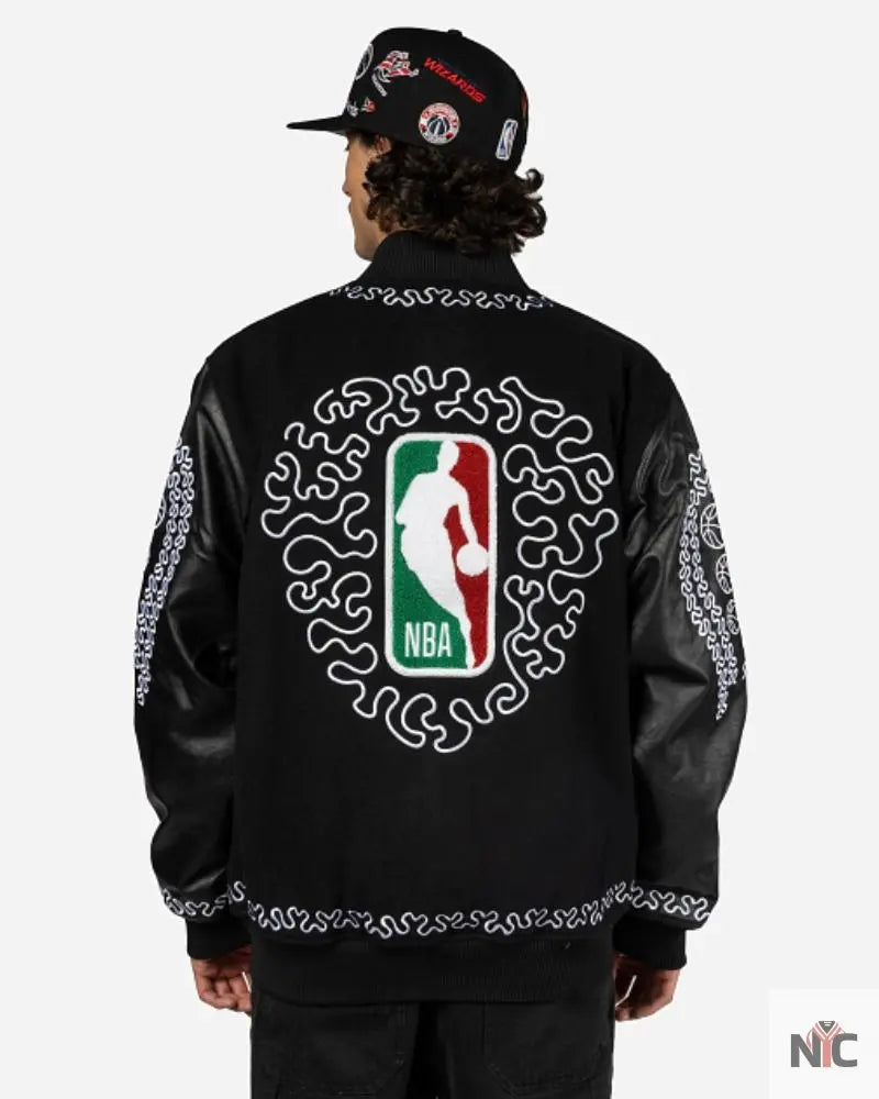 NBA Mexico City Game 2024 Varsity Jacket NYC Jackets