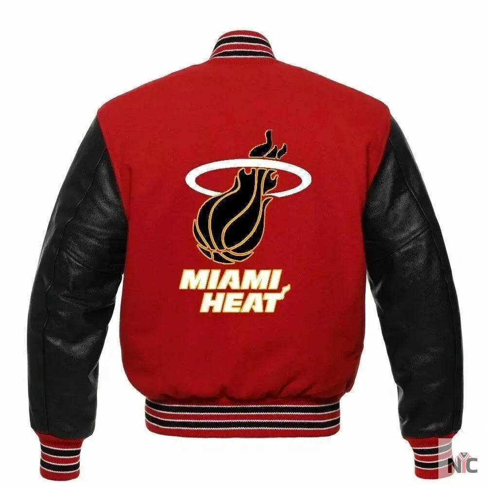 NBA Miami Heat Letterman Jacket NYC Jackets