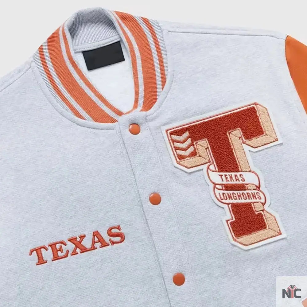 NCAA OVO Texas Longhorns Varsity Jacket NYC Jackets